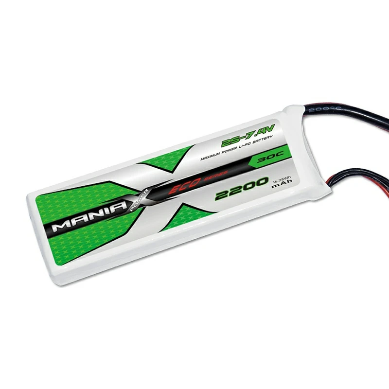 باتری لیپو 2S-7.4V 2200mAh 30C