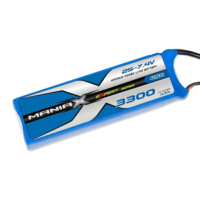 باتری 2S-7.4V 3300mAh 45C RX Lipo