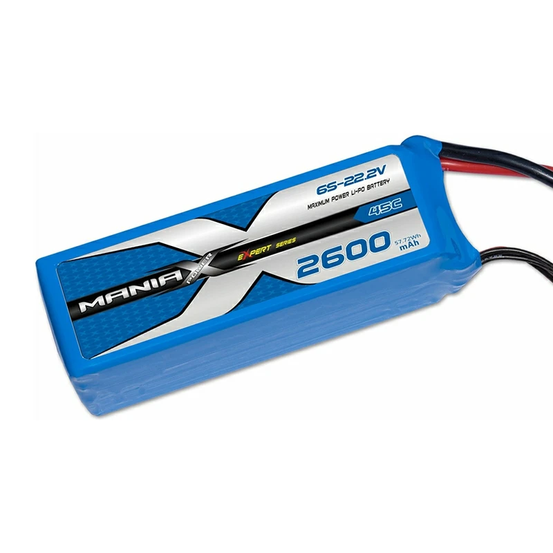 باتری لیپو 6S-22.2V 2600mAh 45C