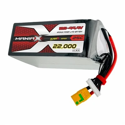 ManiaX Normal Lipo 12S-44.4V 22,000mAh 25C (آجری) پهپاد و باتری پهپاد